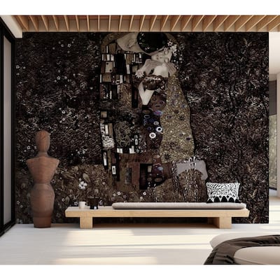 Peel & Stick Abstract Wall Mural - Klimt Recalling Tenderness