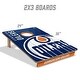 preview thumbnail 2 of 5, Edmonton Oilers NHL Tailgate Cornhole Board Set