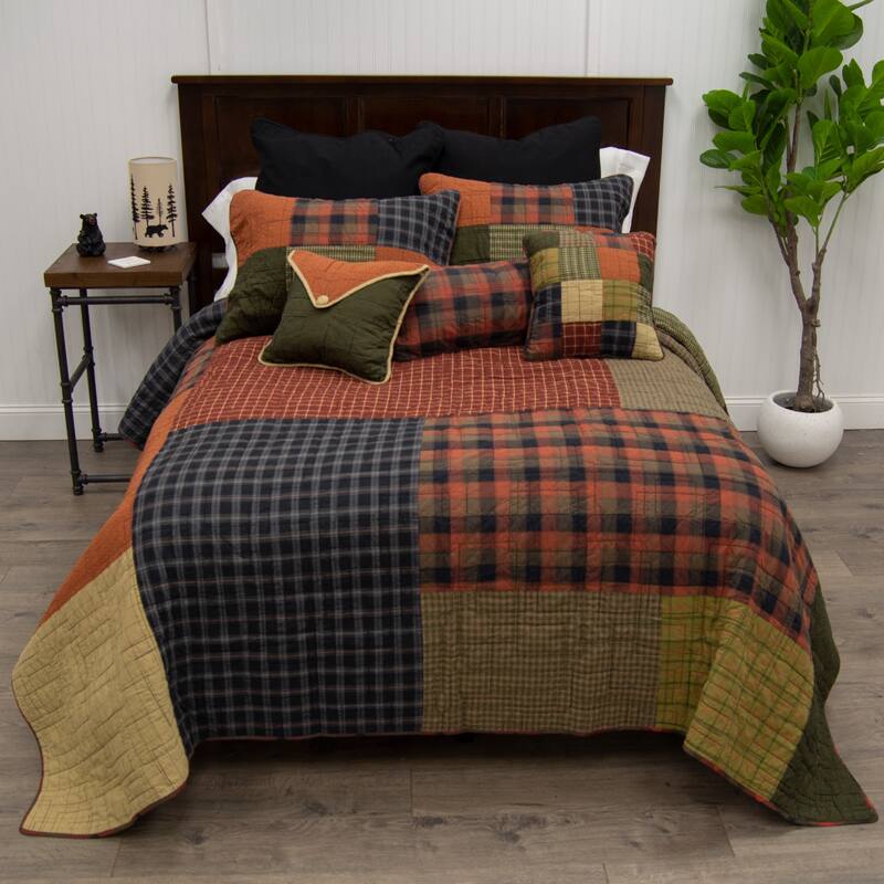 Donna Sharp Woodland Square Patch Decorative Pillow