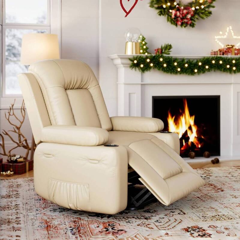 Oversized Power Lift Recliner Sofa Chair with Heat & Massage for Living Room, Bedroom