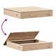 preview thumbnail 7 of 16, vidaXL Sandpit with Cover Sandbox Patio Outdoor Play Equipment Solid Wood Pine - 43.7" x 43.7" x 7.7"