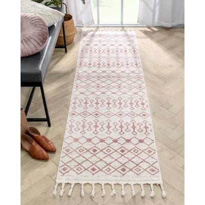 Well Woven Serenity2 Transistora Tribal Trellis Geometric Area Rug