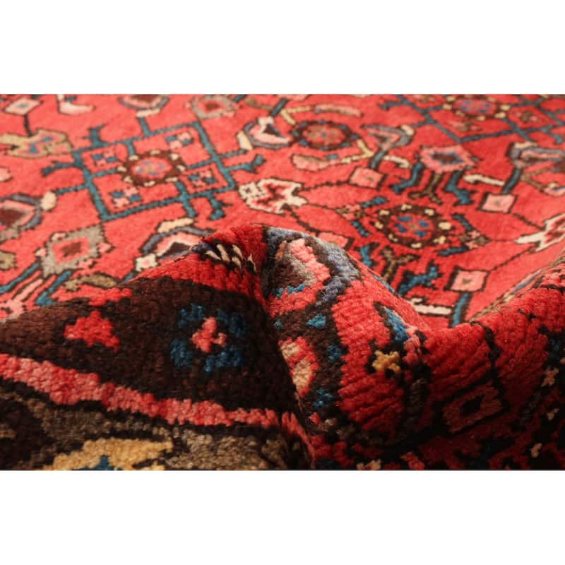 ECARPETGALLERY Hand-knotted Andelz Red Wool Rug - 3'11 x 9'11