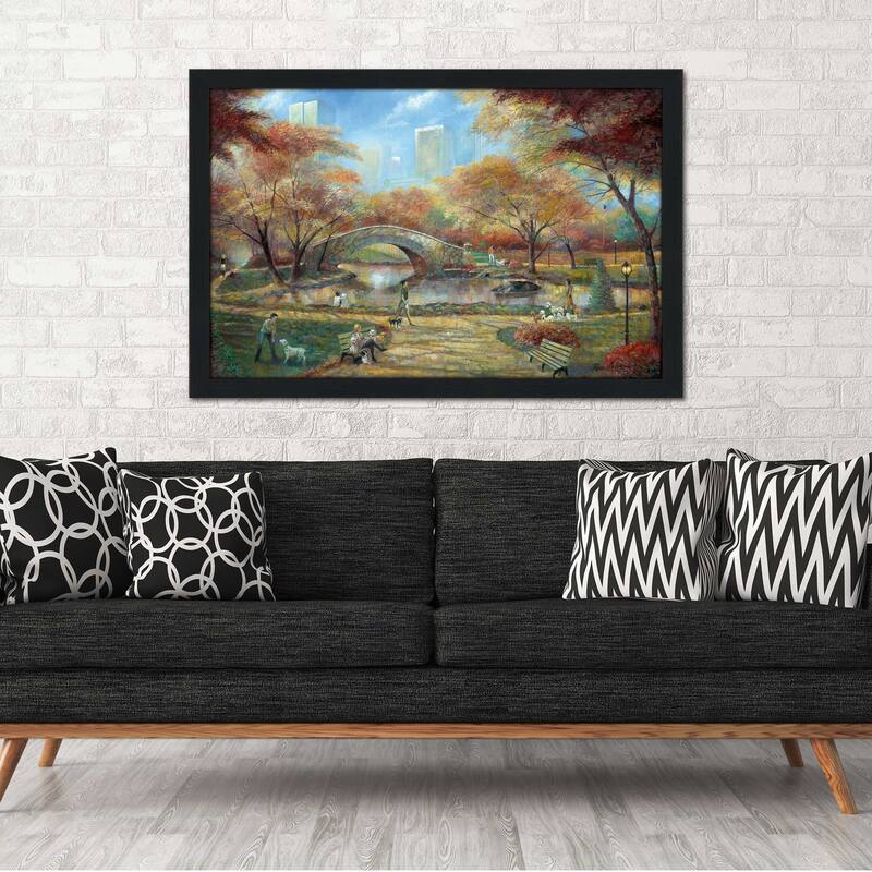 "Dog Park" by Ruane Manning Print on Acrylic