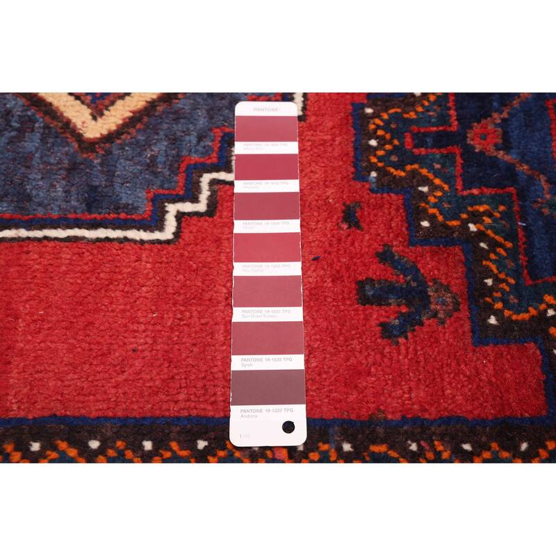 ECARPETGALLERY Hand-knotted Melis Red Wool Rug - 4'10 x 6'6