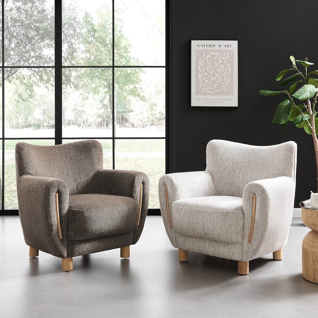NPD Furniture Bellamy Fabric Accent Arm Chair