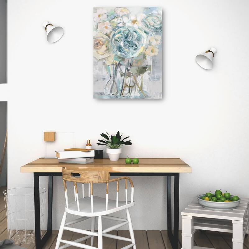 Summer Picks Blue By Studio Arts Canvas Art Print