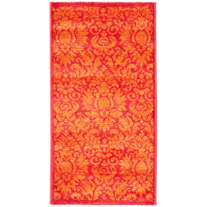 SAFAVIEH Porcello Tzipora Boho Modern Rug - 2' x 3' 7" - Red - Runner/Rectangle