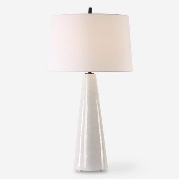 slide 2 of 8, Uttermost Loire Ivory Glaze Table Lamp - 35.75'' H X 19'' W X 19'' D