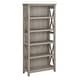 preview thumbnail 69 of 72, Bush Furniture Key West Tall 5 Shelf Bookcase with Adjustable Shelves