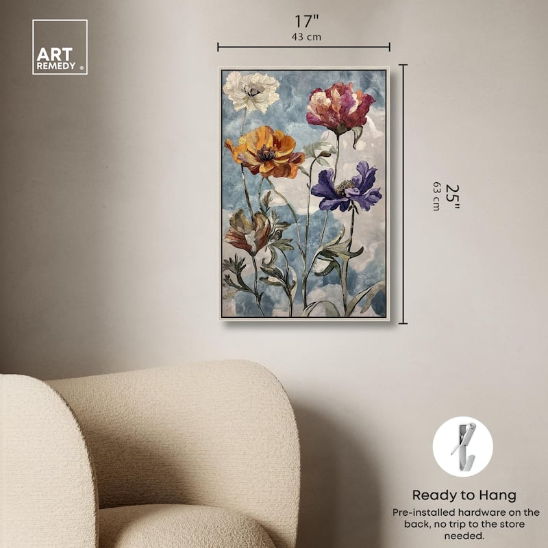 Hued Blossom II Canvas by Art Remedy