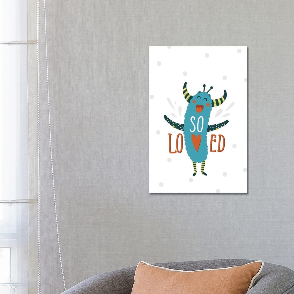 iCanvas "Little Monsters So Loved" by Pixy Paper Canvas Print