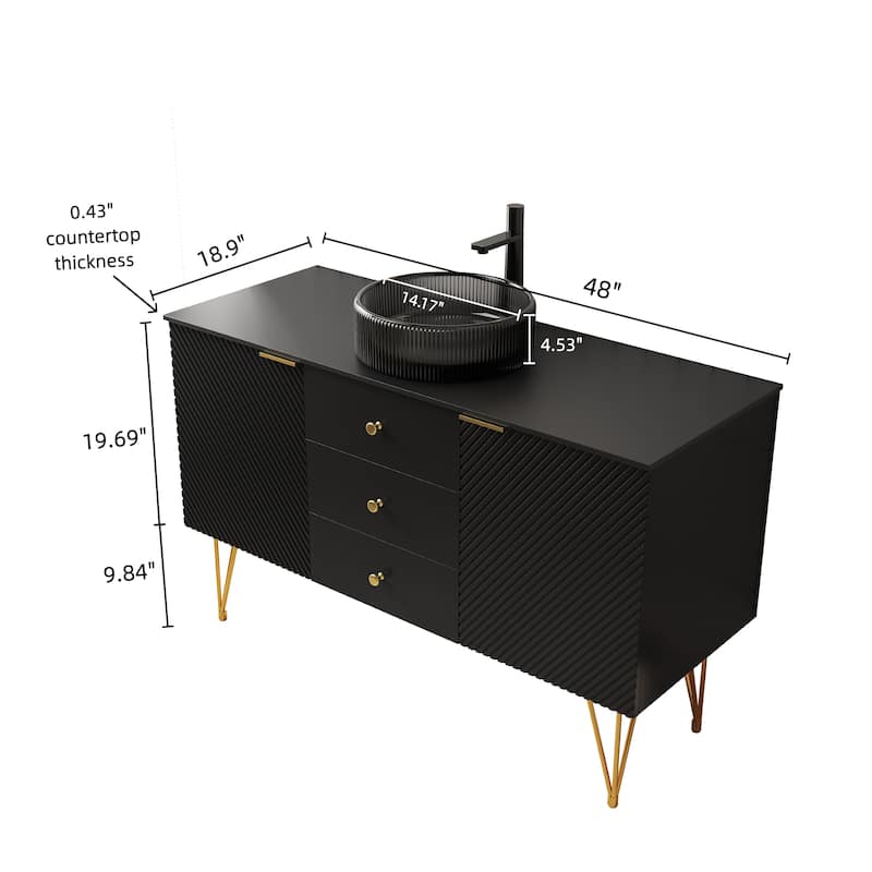 Freestanding Bathroom Vanity with Sink