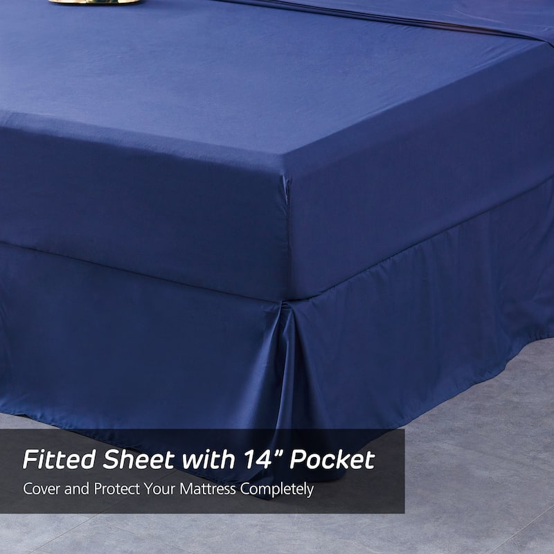 8 Pieces Pintuck Comforter Set
