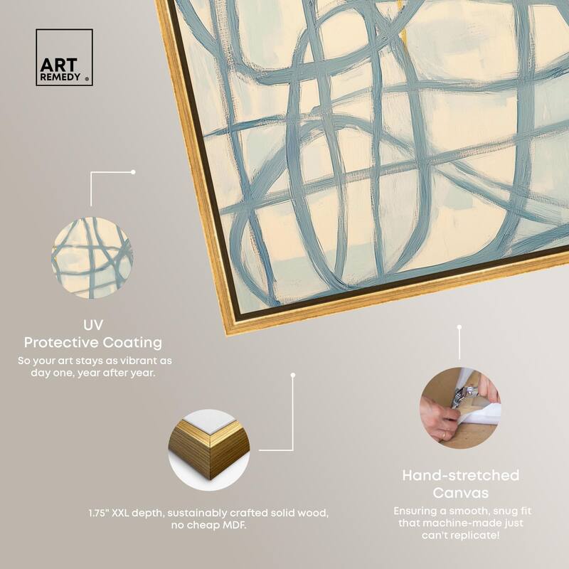 Unbroken Line II Canvas by Art Remedy