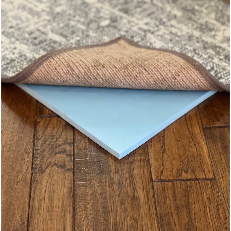 Prata Rug Pad - Bashful Blue 4x4 - 4' X 4'