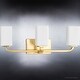 preview thumbnail 4 of 4, Luxury Contemporary Bath Light, 8.5"H x 23.5"W, with Modern Farmhouse Style, Satin Gold, BWP4326 by Urban Ambiance - 23.5