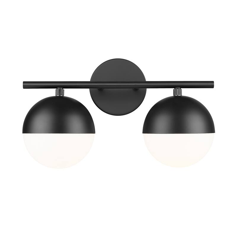 Z-Lite 7517-2V Realm Sphere 2 Light 16" Wide Vanity Light - Matte Black