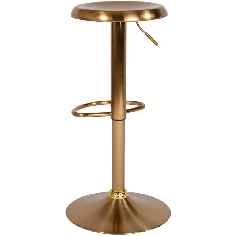 Adjustable Height Retro Barstool - 16"W x 16"D x 23" - 31"H