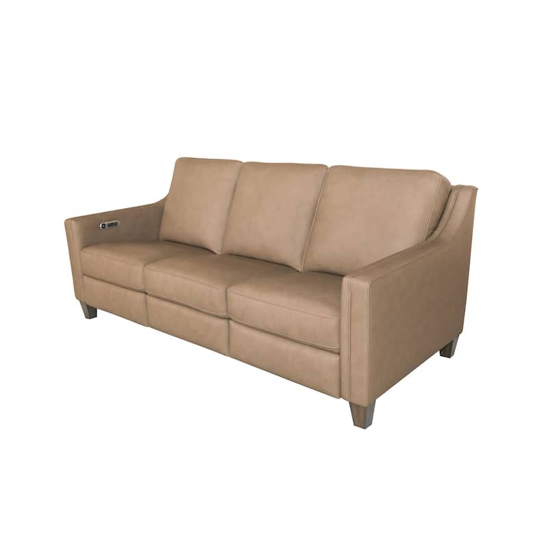 Finley Leather Power Inclining Sofa by Flexsteel - 82" x 36" x 38"