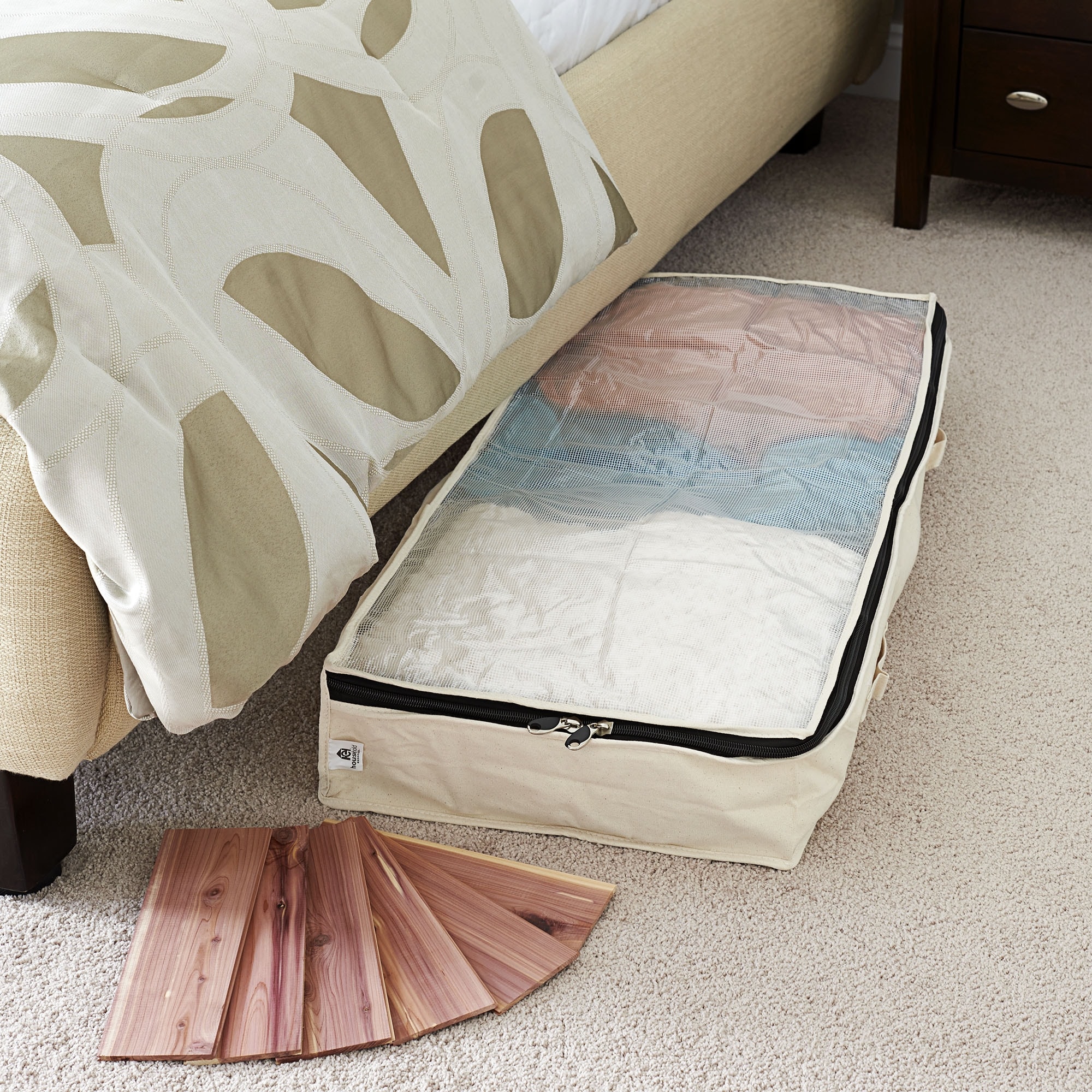 Under Bed Storage Bag - 18.0"L x 42.0"W x 6.0"H
