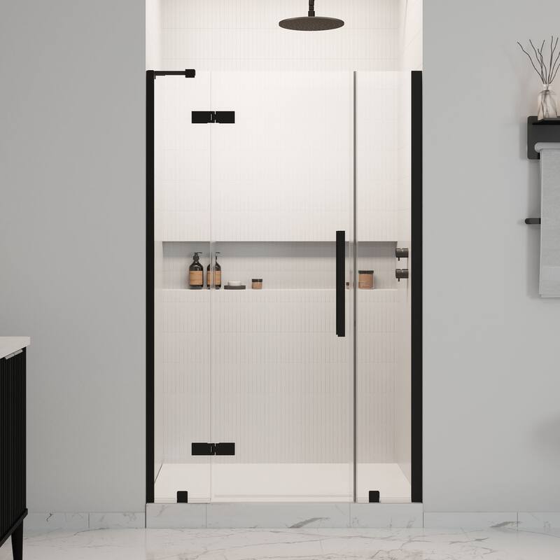 OVE Decors Tampa Alcove Frameless Pivot Hinge Shower Door, 2025