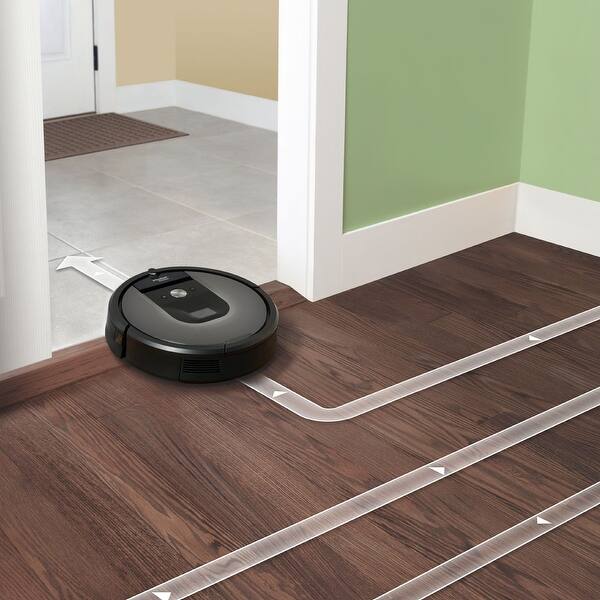 Shop Irobot Roomba 960 Vacuum Cleaning Robot Dual Mode Virtual Walls Extra High Efficiency Filter Extra Sidebrush More Overstock 16693119