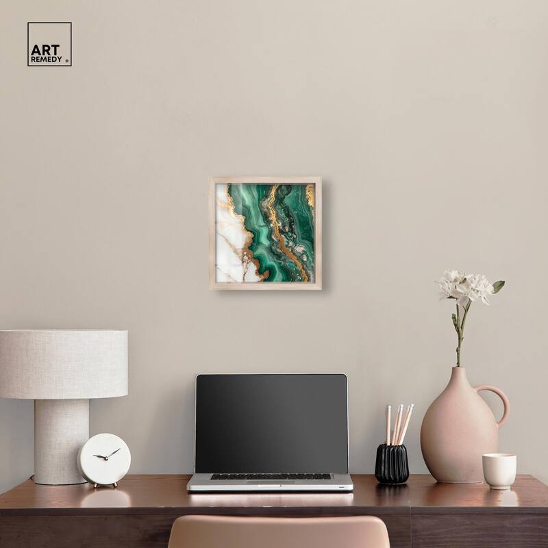 Malachite Majesty Shadowbox by Art Remedy