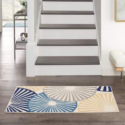 Nourison Grafix Modern Geometric Area Rug