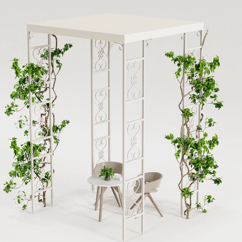 Wedding Ceremony Arch Outdoor Canopy Tent Metal Backdrop Stand Pergola