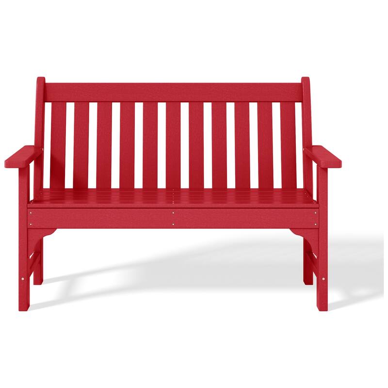 Laguna Poly 3-Piece Bench With Coffee Table