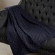 preview thumbnail 14 of 47, Superior All-season Luxurious 100-percent Cotton Basket Weave Blanket King - Navy