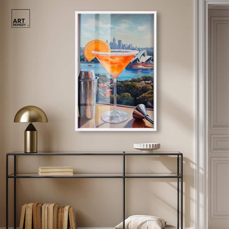 Classy Drink in Australia Shadowbox by Art Remedy