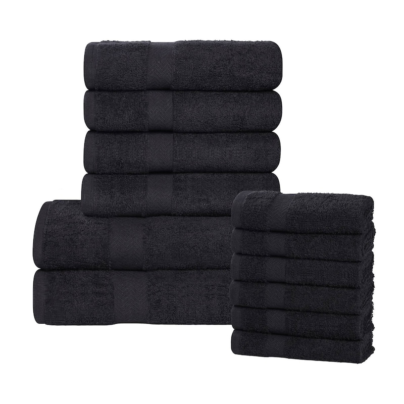 Superior Franklin Cotton Lightweight 12-Piece Assorted Towel Set