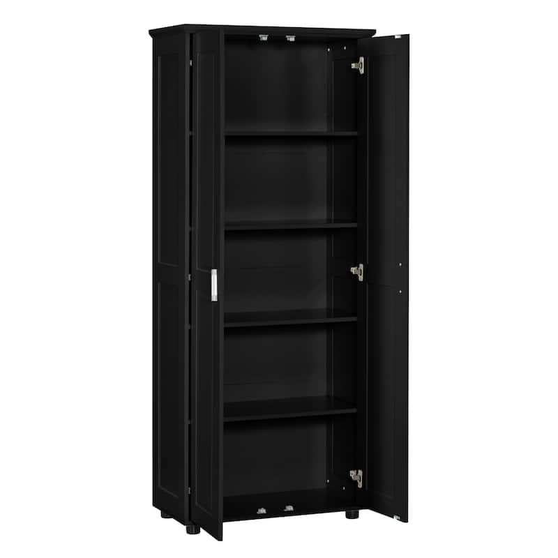 GDF Studio - Karry Modern MDF Storage Cabinet with Two Doors and Adjustable Shelf