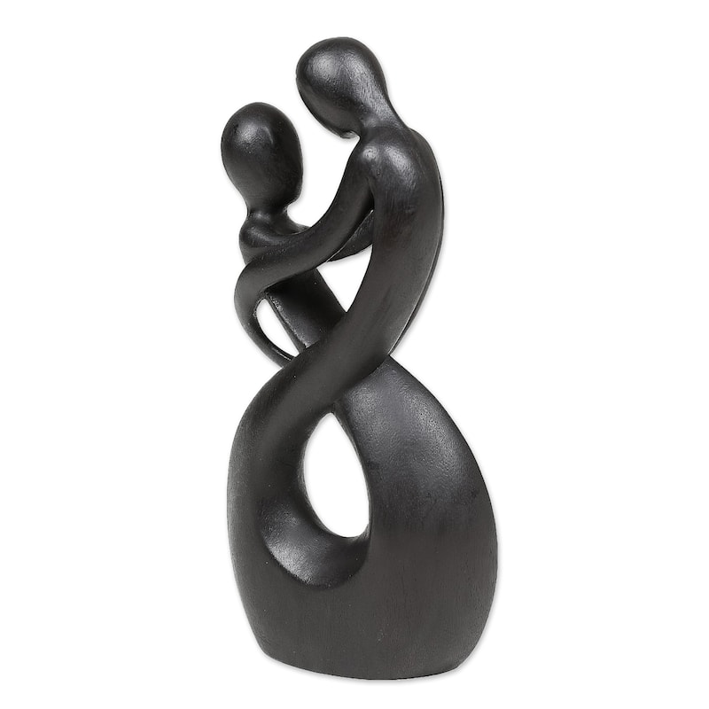 Novica Handmade Staring At You Wood Sculpture