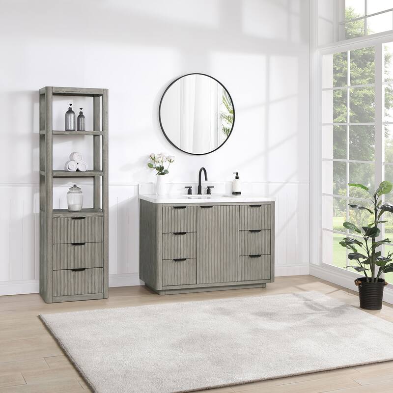 Miseno MV-704148 Cadiz 48" Free Standing Single Basin Vanity Set with