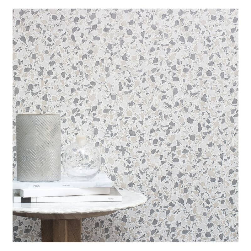 Fine Decor Aldrich Multicolor Terrazzo Wallpaper - 20.5 x 396 x 0.025