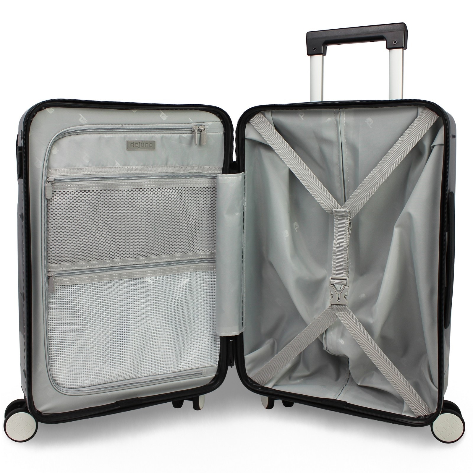 Ultralight Smart Carry-On Luggage with USB-A and USB-C Charging-image