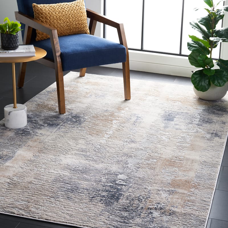 SAFAVIEH Vogue Alberta Modern Abstract Rug - 5'3" x 7'6" - Beige/Grey