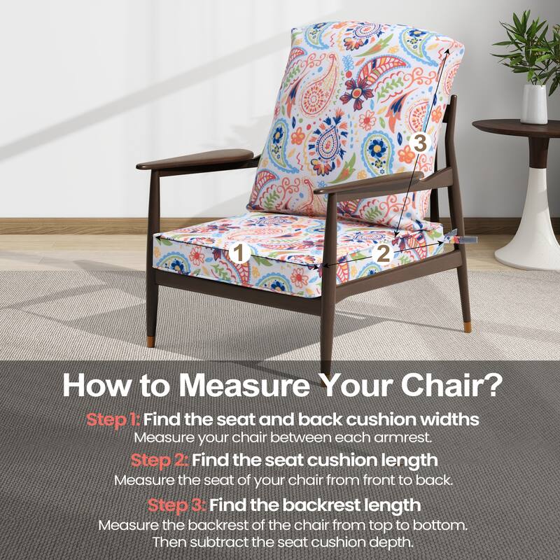 Pellebant 22 x 21 in Deep Seat Chair Outdoor Cushion Set