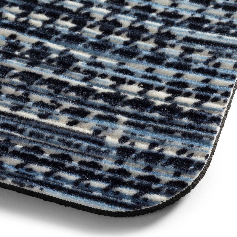 SoHome Smooth Step Houndstooth Machine Washable Utility Mat, 24"x35"
