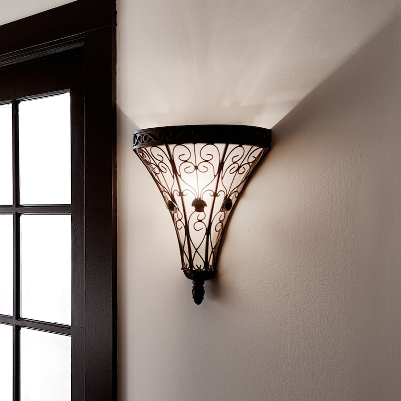 Kichler Lighting Marchesa Collection 1-light Terrene Bronze Wall Sconce