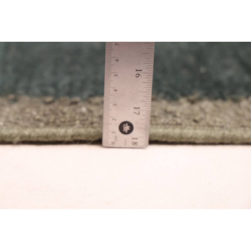 ECARPETGALLERY Hand-knotted Pak Finest Marrakesh Dark Green Wool Rug - 9'0 x 11'9