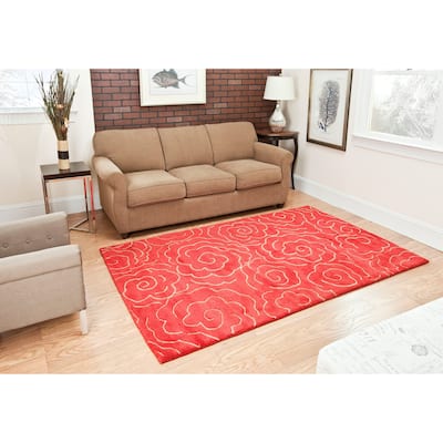 SAFAVIEH, Handmade Soho Krystle Roses N.Z. Wool Rug