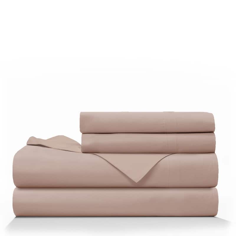 Farm to Home Dreamy Cotton Sheet Set, Cool 300TC Sateen