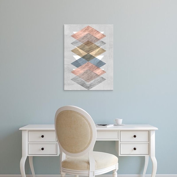 Easy Art Prints Jennifer Goldberger's 'Diamond Allign II' Premium Canvas Art