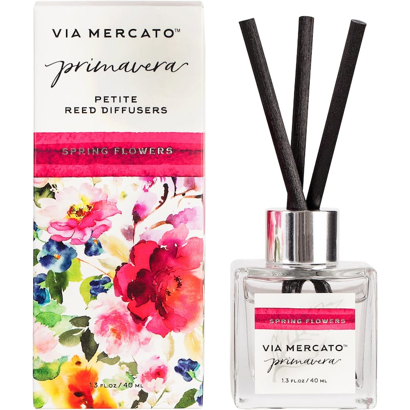 Via Mercato Primavera Petite Reed Diffuser-Spring Flowers - Spring Flowers