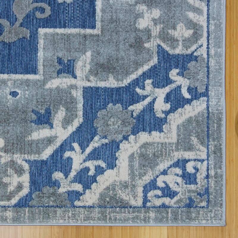 Gertmenian Kalari Modern Bold Multicolored High-Low UV Protected Polypropylene Woven Indoor/ Outdoor Area Rug Collection
