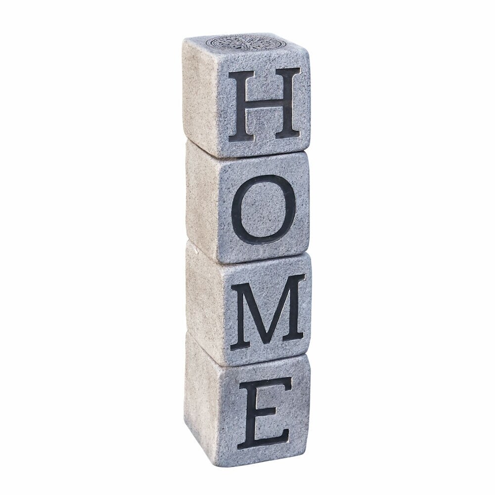 Shop H O M E Stone Garden Stackable Letter Blocks Set Of Six